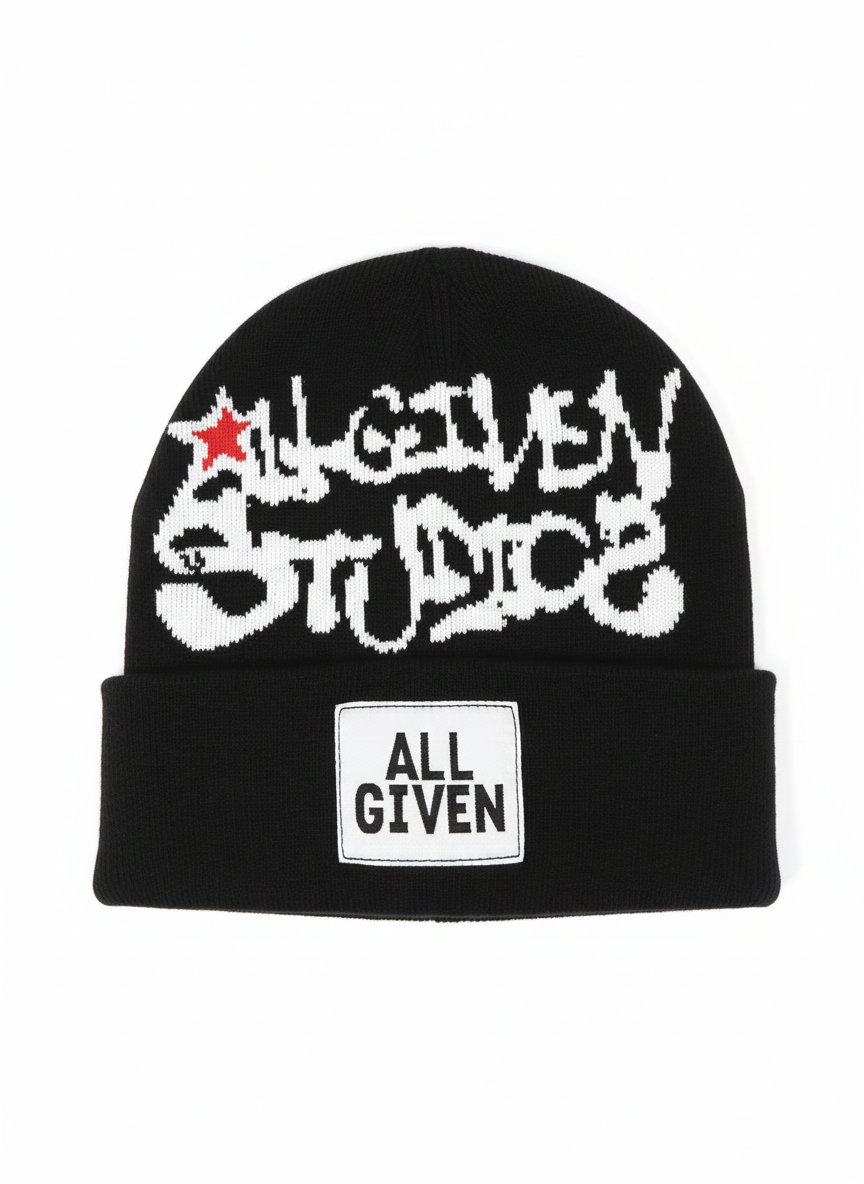"All Given Star Cuff Beanie"