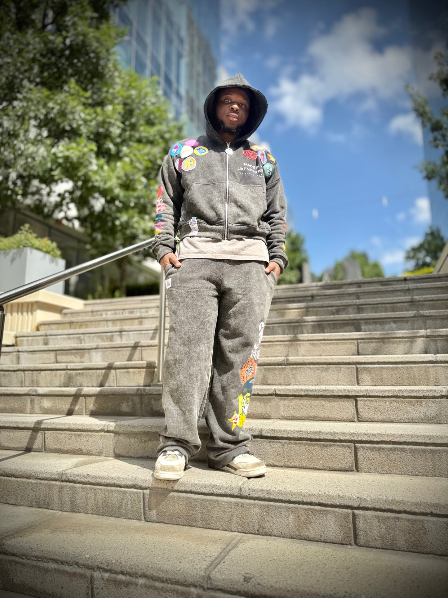 All Given Studios 'Likeness & Image' Wide-Leg Graffiti Pants – Limited Edition